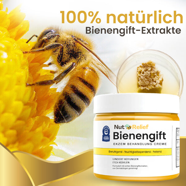 Crema NutRelief Para El Tratamiento De La Hinchazón De La Piel Con Veneno De Abeja