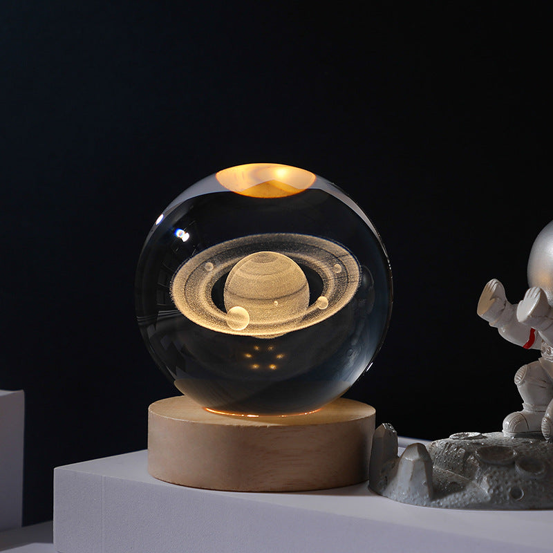 ✨ Lamparas Galácticas De Cristal - Galaxy Crystal Ball 🌌