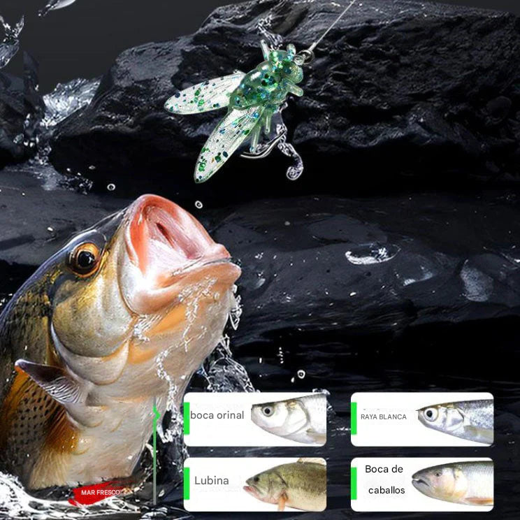 Cebo Para Pesca con Mosca (Pack x20)