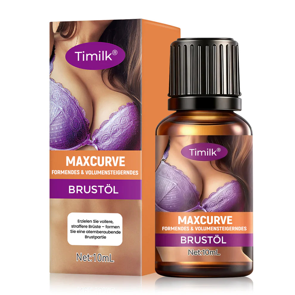 Aceite para el busto MaxCurve para dar forma y aumentar el volumen