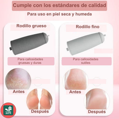 SilkyStep™ – Removedor Eléctrico de Callos Profesional