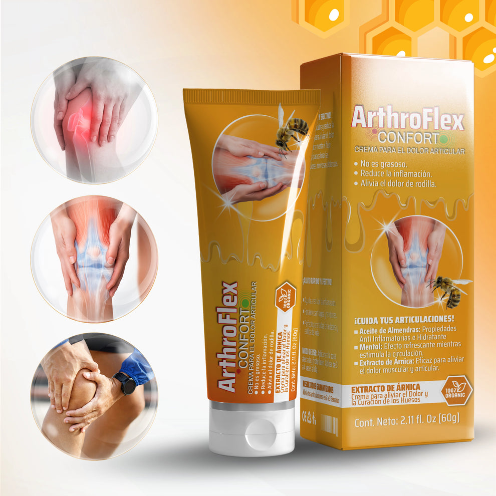 🔥PROMO 2x1 - FlexiNaturals® - Crema Para El Dolor Articular🔥