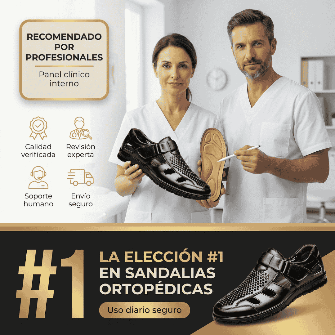 Sandalias Ortopédicas De Cuero De Cocodrilo