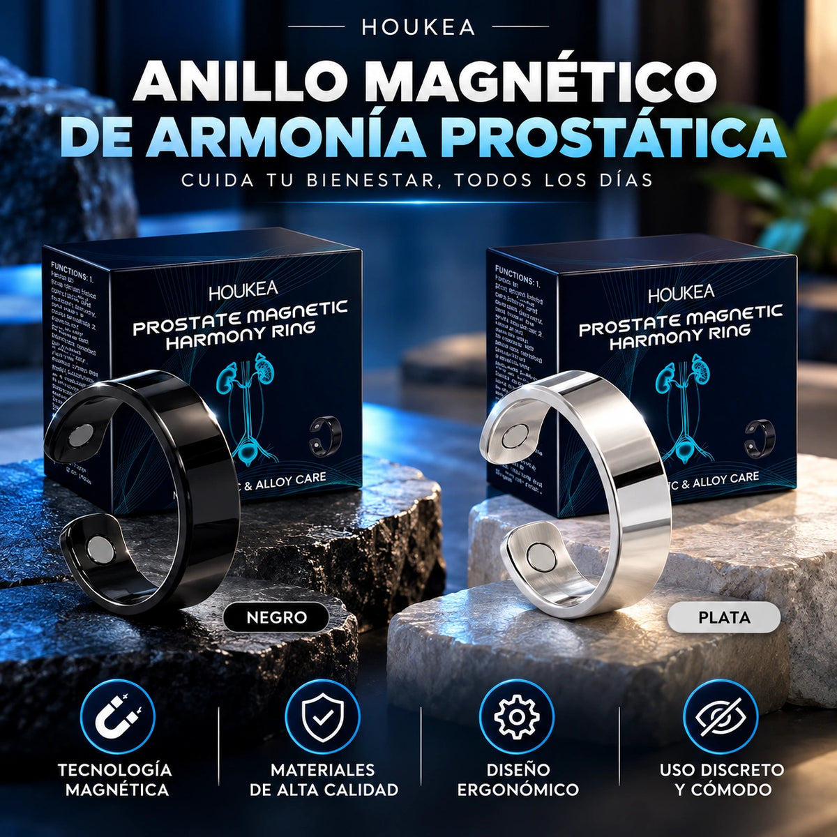Anillo Magnético De Terapia De La Próstata