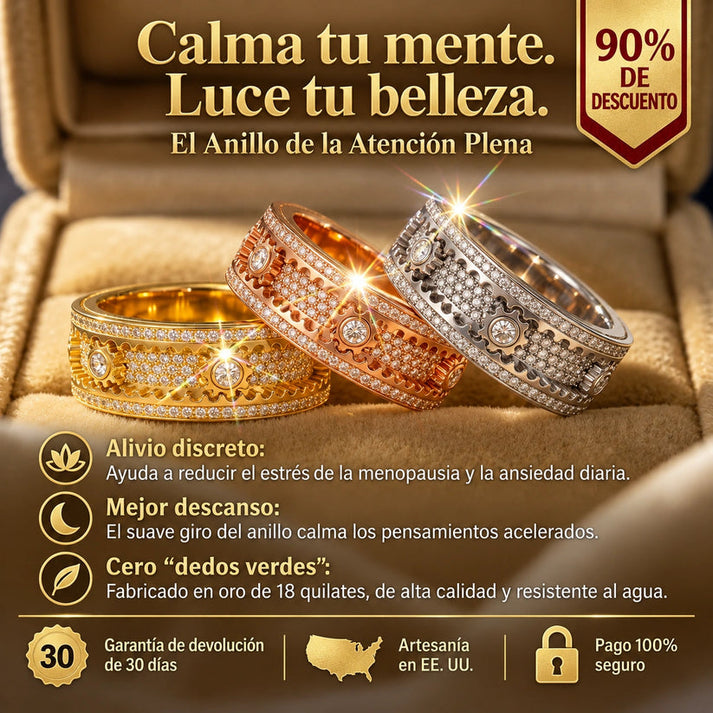 Calmora™ - Anillo Giratorio Estimulante Antiestrés