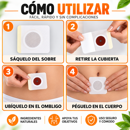 Slimora™ – Parches Corporales de Uso Tópico x30