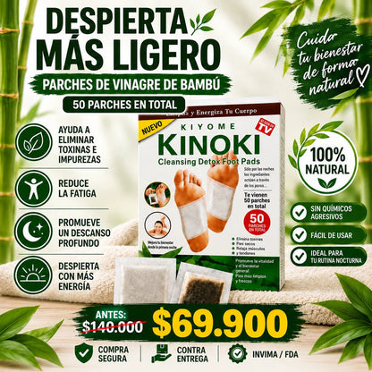 ( Pack X30 ) Parches Desintoxicantes Kinoki - Libera Toxinas No Deseadas Y Aumenta Tu Nivel De Energía.