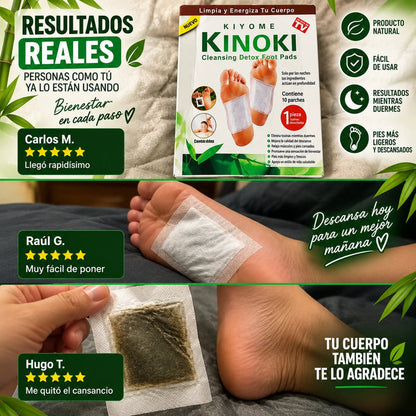 ( Pack X30 ) Parches Desintoxicantes Kinoki - Libera Toxinas No Deseadas Y Aumenta Tu Nivel De Energía.