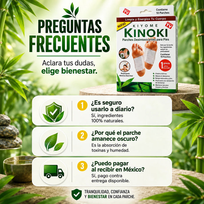 ( Pack X30 ) Parches Desintoxicantes Kinoki - Libera Toxinas No Deseadas Y Aumenta Tu Nivel De Energía.