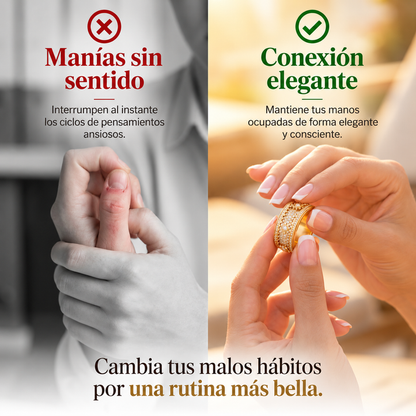 Calmora™ - Anillo Giratorio Estimulante Antiestrés