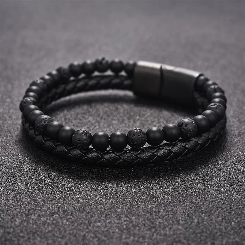 LymphMag - Pulsera Linfática Magnéticas De Piedras Volcánicas