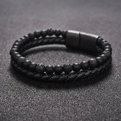 LymphMag - Pulsera Linfática Magnéticas De Piedras Volcánicas