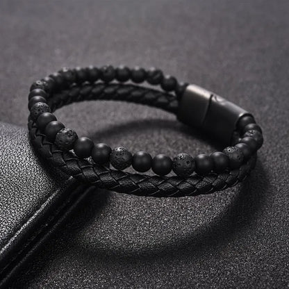 LymphMag - Pulsera Linfática Magnéticas De Piedras Volcánicas