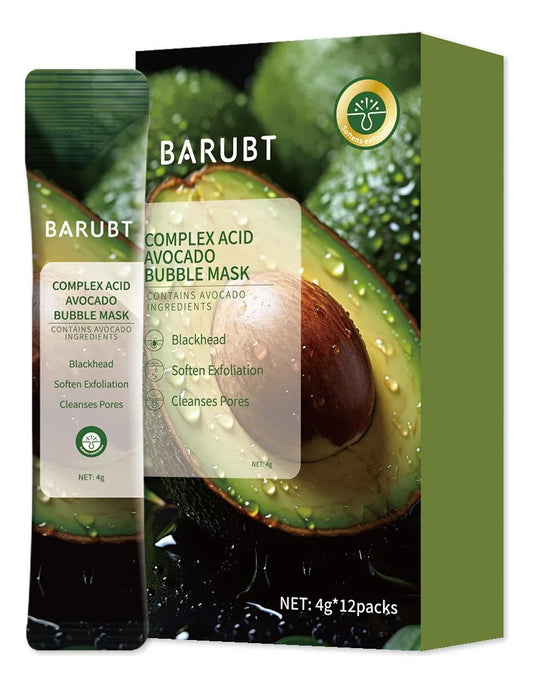 Mascarilla Facial De Burbujas De Aguacate - BARUBT