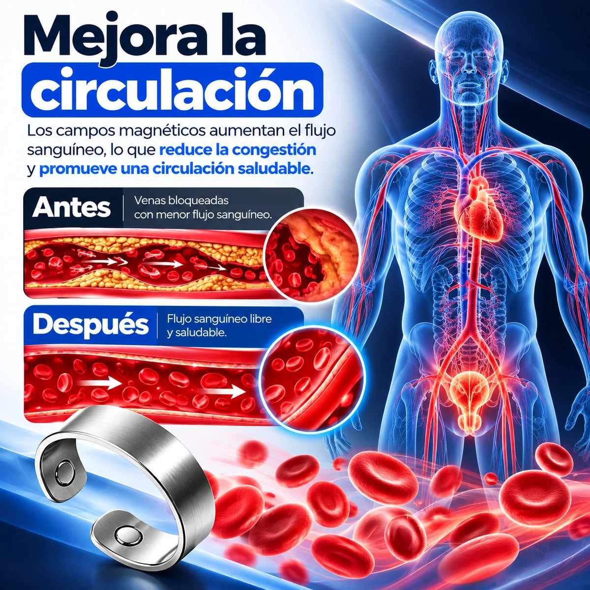 Anillo Magnético De Terapia De La Próstata