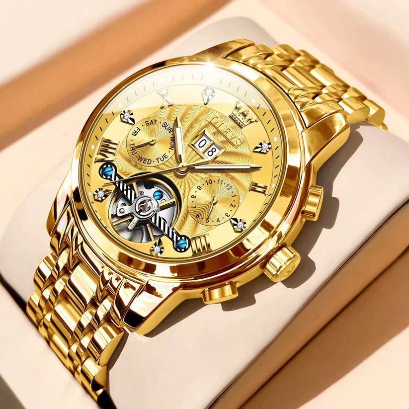 Reloj Mecánico De Lujo Para Hombre LUMINESCENCE®