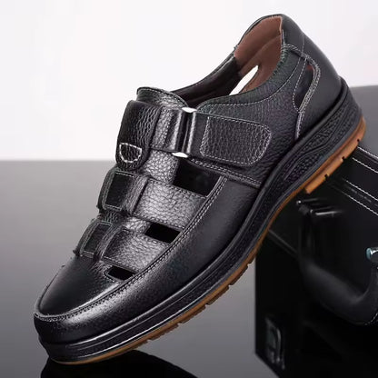 ClassicStep - Sandalias De Cuero Premium Para Hombres  👞