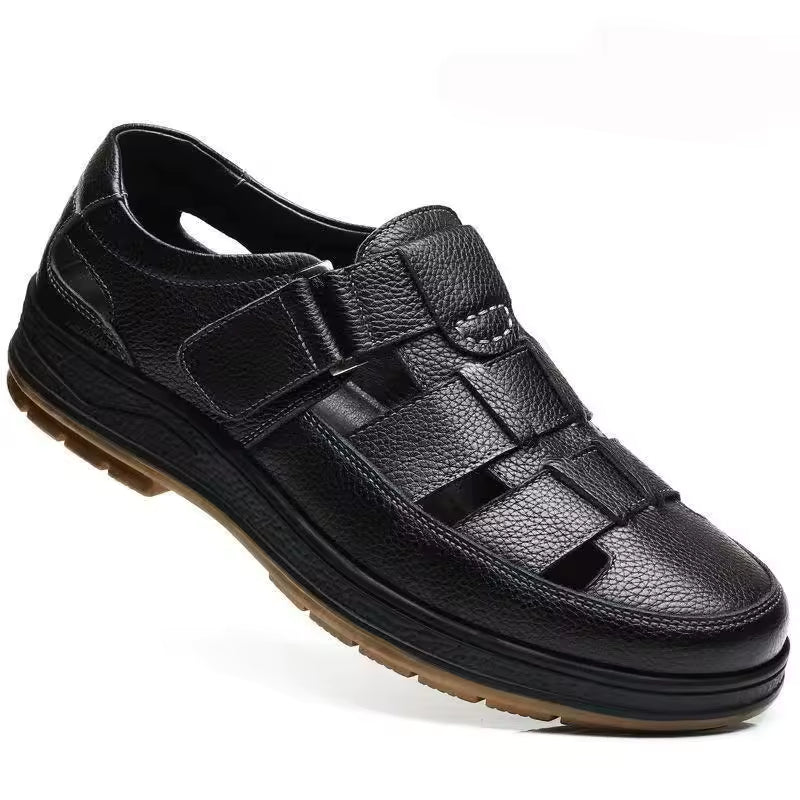 ClassicStep - Sandalias De Cuero Premium Para Hombres  👞