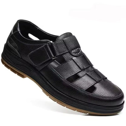 ClassicStep - Sandalias De Cuero Premium Para Hombres  👞