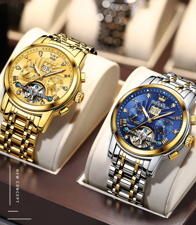 Reloj Mecánico De Lujo Para Hombre LUMINESCENCE®