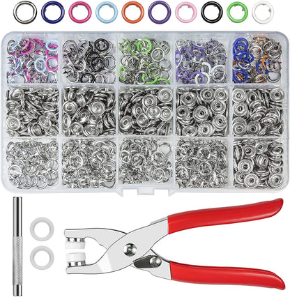 kit Ⓡ Remachadora De Botones A Presión Mas 200 Broches