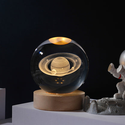 ✨ Lamparas Galácticas De Cristal - Galaxy Crystal Ball 🌌
