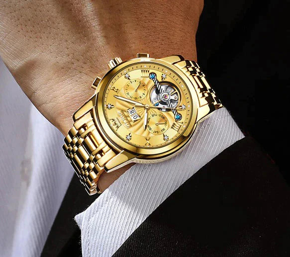 Reloj Mecánico De Lujo Para Hombre LUMINESCENCE®