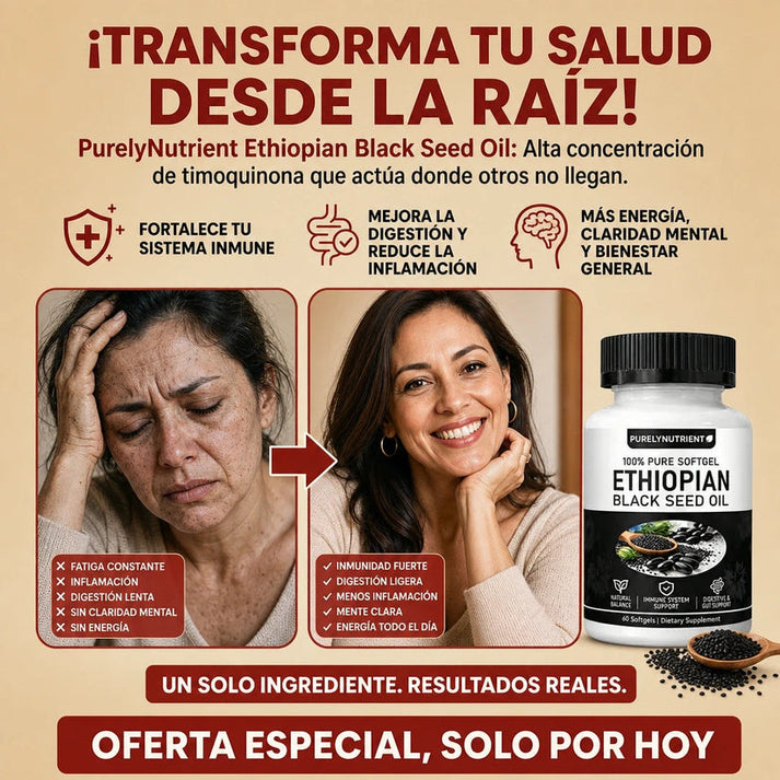 Ethiopian Black Seed Oil™ - Fórmula Concentrada De Nigella Sativa