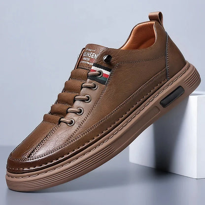 FADED® Tenis Casual de Cuero Genuino