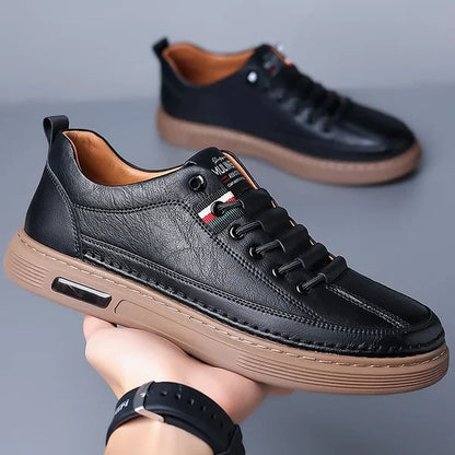 FADED® Tenis Casual de Cuero Genuino