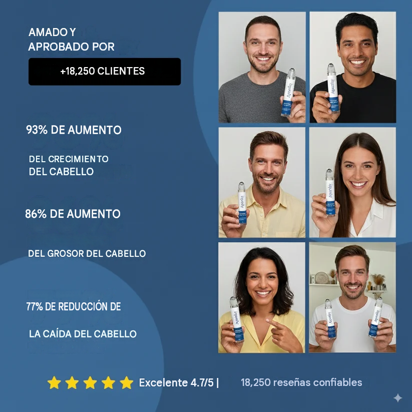 Sérum en roll-on para el crecimiento del cabello de Aparthy