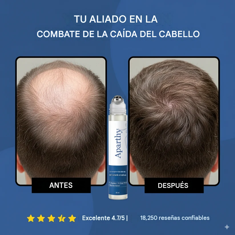 Sérum en roll-on para el crecimiento del cabello de Aparthy