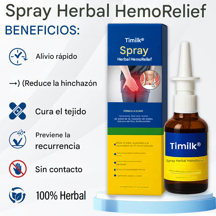 Spray Herbal Para Las Hemorroides