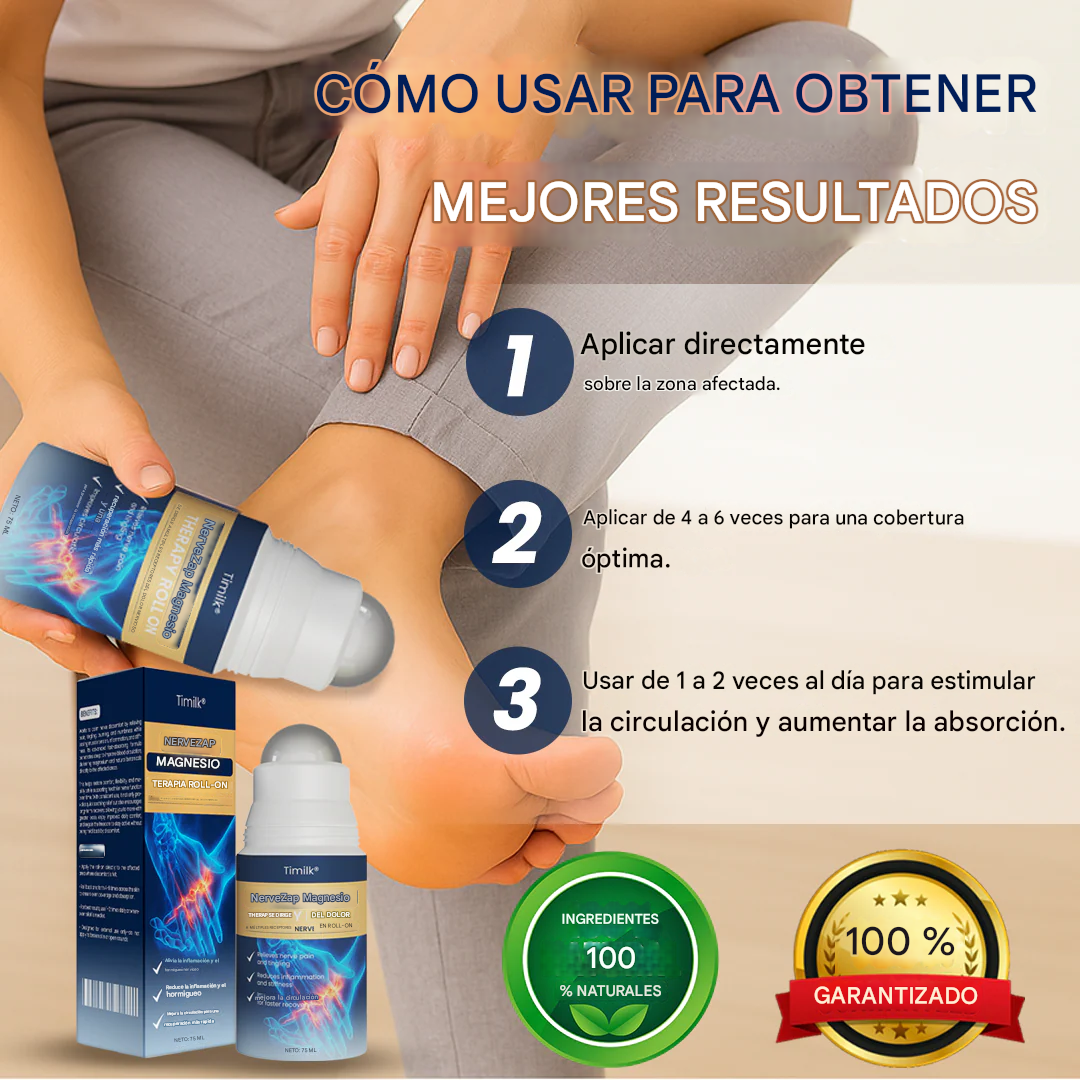 PROMO 2x1 - Roll-on Terapéutico De Magnesio
