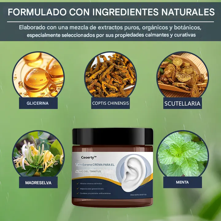 Crema De Alivio De Tinnitus