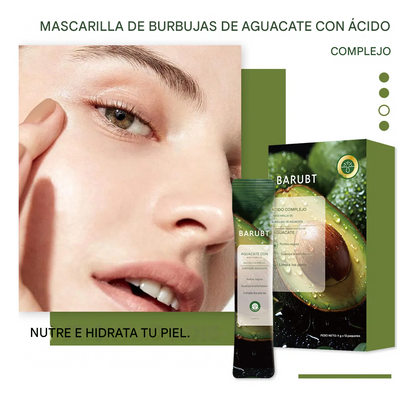 Mascarilla Facial De Burbujas De Aguacate - BARUBT