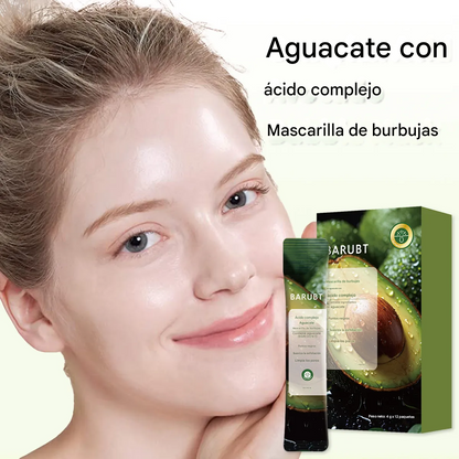 Mascarilla Facial De Burbujas De Aguacate - BARUBT