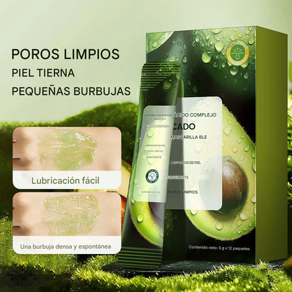 Mascarilla Facial De Burbujas De Aguacate - BARUBT