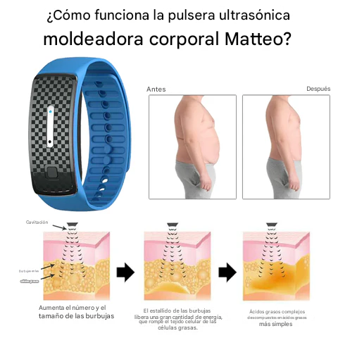 Pulsera ultrasónica para moldear el cuerpo Oveallgo™ Matteo Pro