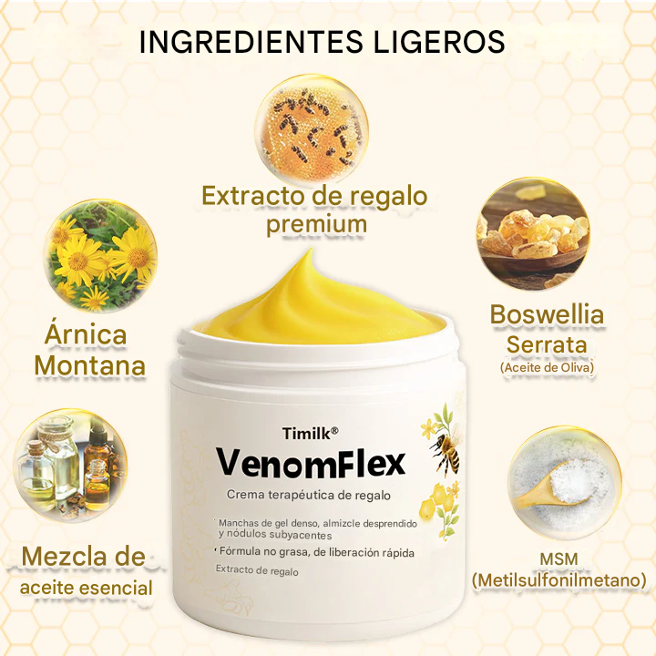 🔥PROMO 2x1🔥 Crema Terapéutica Con Veneno De Abejas VenomFlex