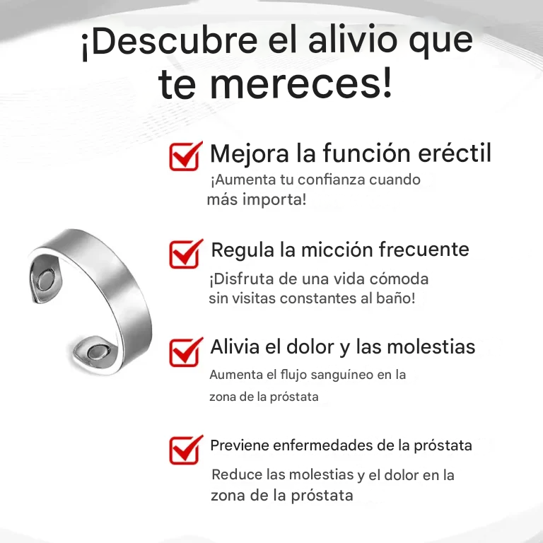 Anillo Magnético De Terapia De Próstata