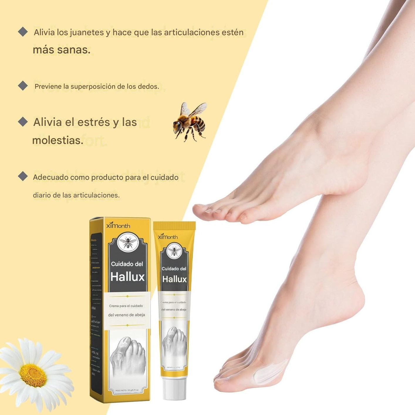 Bee - Crema Para El Alivio De Las Articulaciones Con Veneno De Abeja