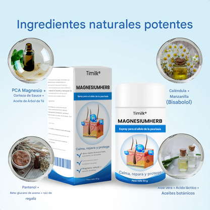 Crema para el alivio de la psoriasis MagnesiumHerb