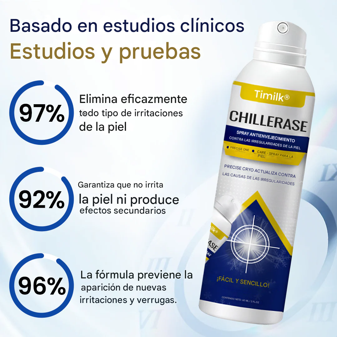 Spray renovador Timilk® ChillErase para imperfecciones
