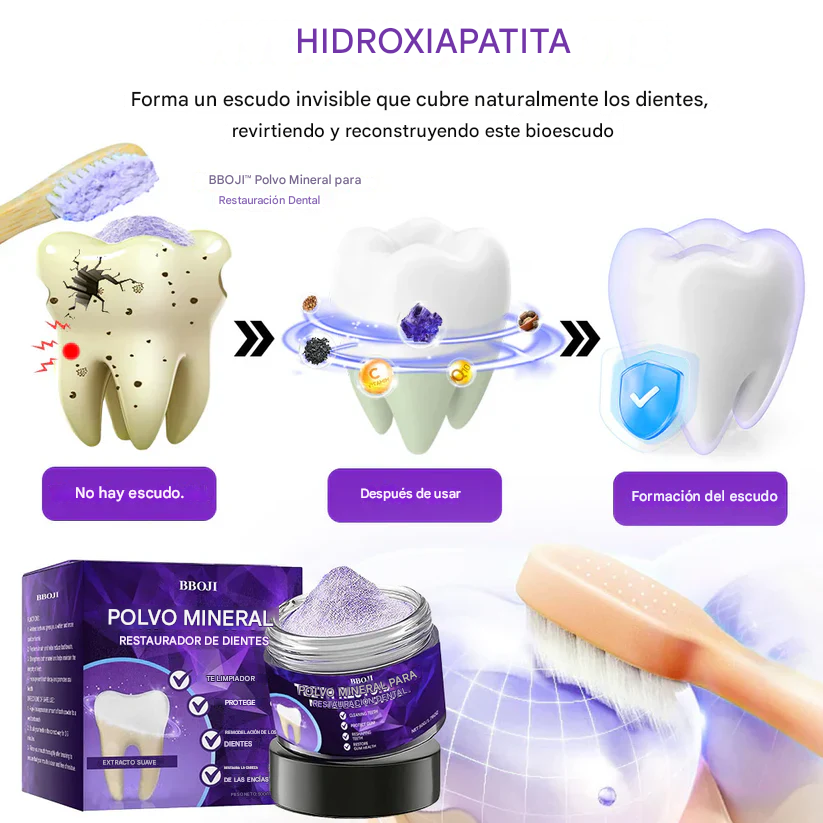 BBOJI™ Polvo mineral para la restauración dental