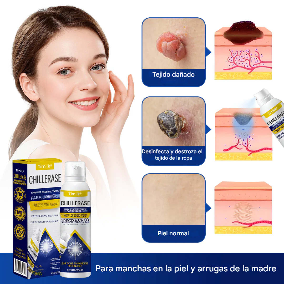 Spray renovador Timilk® ChillErase para imperfecciones