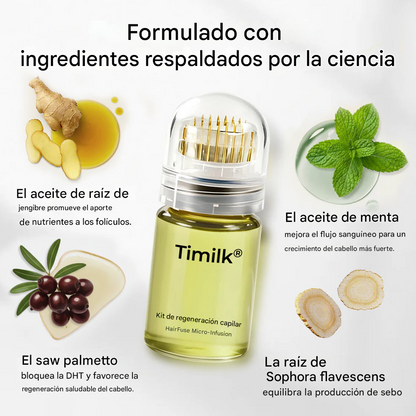 Kit de regeneración capilar por microinfusión Timilk® HairFuse