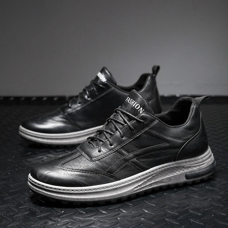 ClassicStride - Zapatos de Cuero Genuino