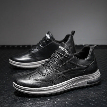 ClassicStride - Zapatos de Cuero Genuino