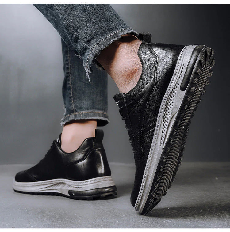 ClassicStride - Zapatos de Cuero Genuino